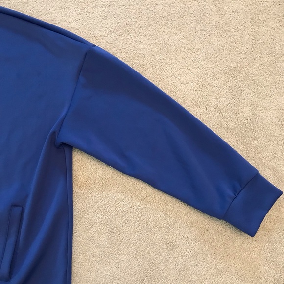 Body Glove Athletic Jacket Womens Medium Blue Pockets Unlined Zip Up Stretch - Picture 6 of 8